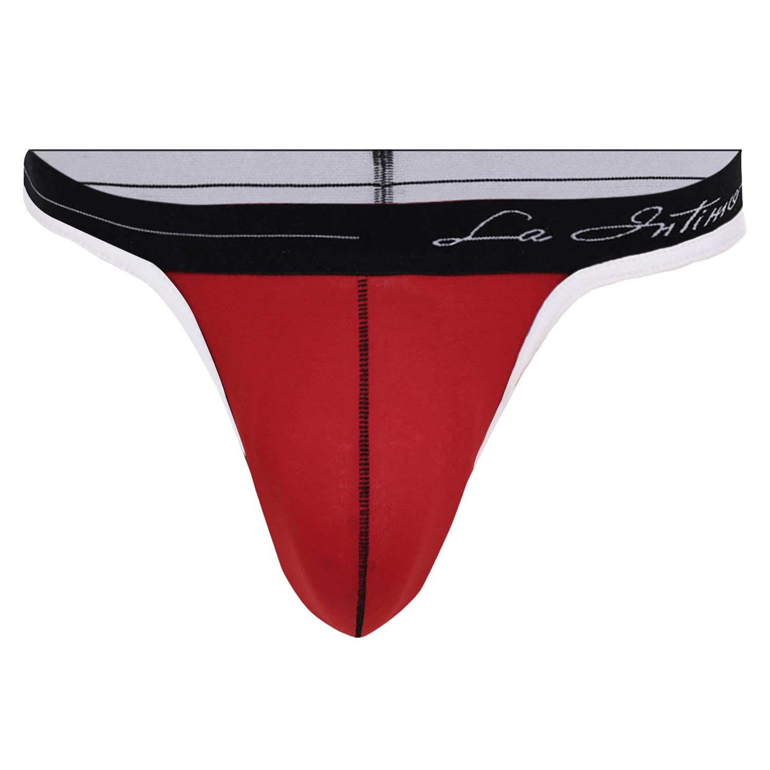 la intimo Nice Fit Anti-Microbial Thong for Man Red-picture-46