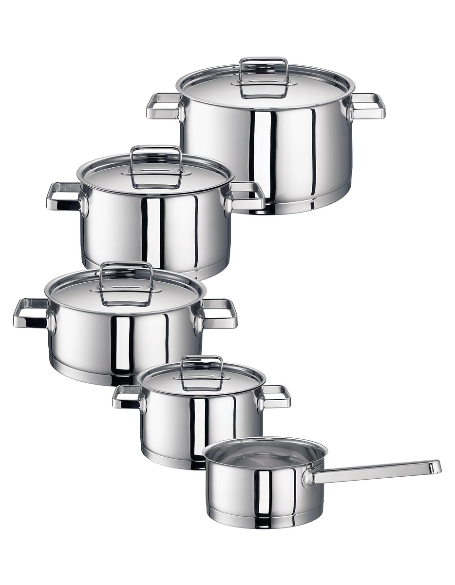 Batterie de cuisine induction Rohe Germany Chiara 5 pièces faitouts et casseroles