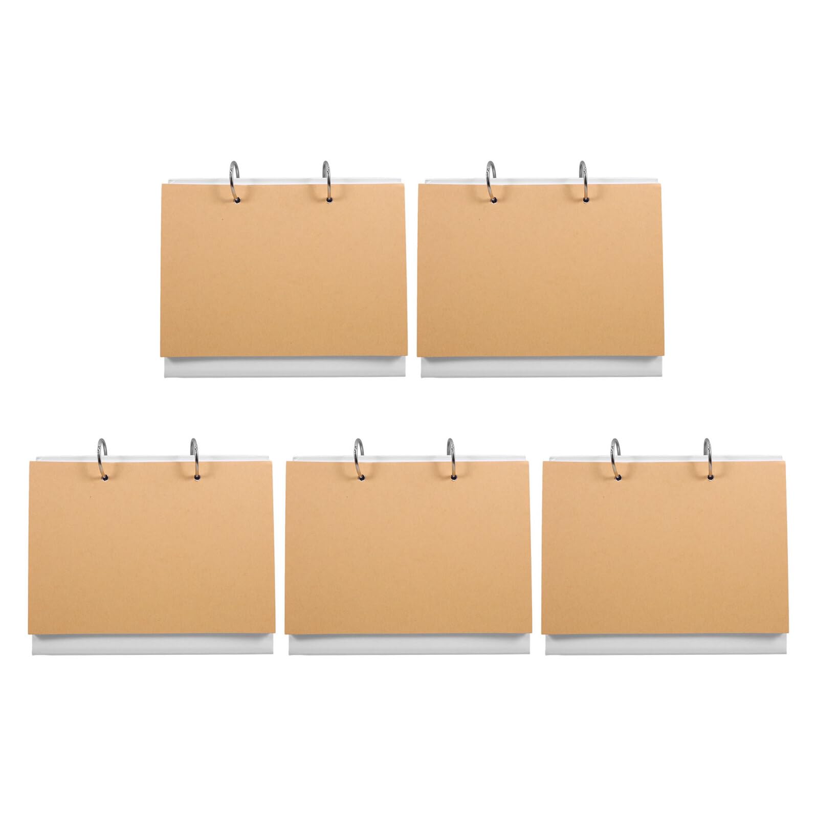 5 Set Calendario da Scrivania Ricaricabile con Pagine Bianche Planner Mensile Vuoto per Casa Ufficio Decorazione Elegante e Uso Prolungato