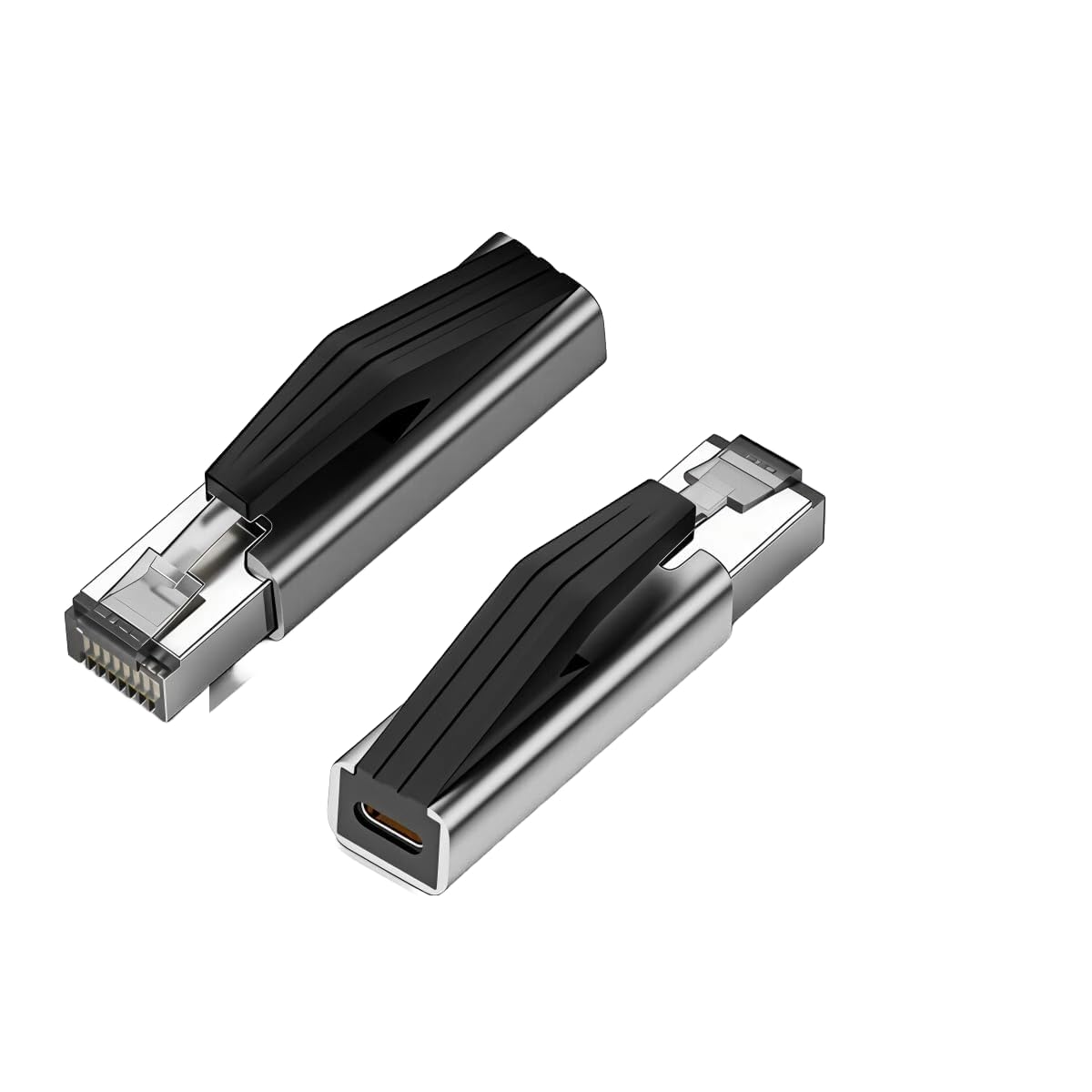 microware usb-c to ethernet adapter, usb-c female to rj45 male gigabit port 1000mbps for chromebook/macbook pro, thunderbolt 3 type c network dongle
