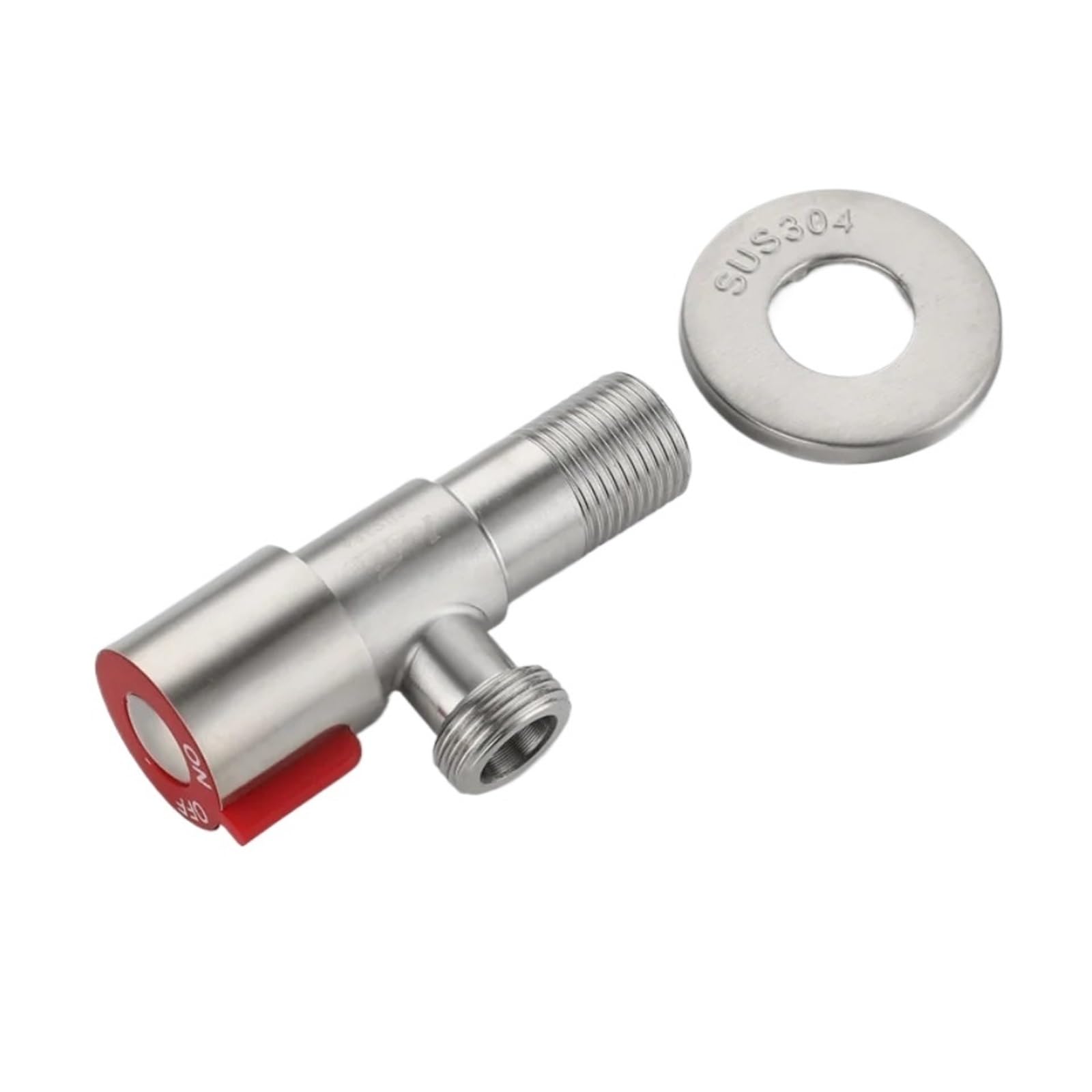 Robinet d'évier durable en acier inoxydable rouge pour lavabo de cuisine