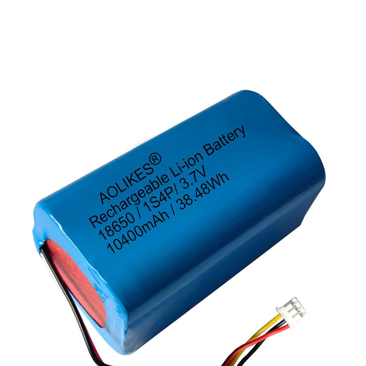 Amazon.com: AOLIKES 3.7v 18650 1s4p 10400mAh Rechargeable Lithium