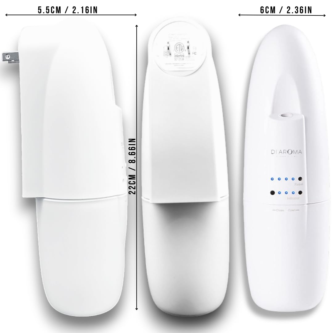 Difusor de aceite esencial Di'Aroma Plug in con aroma Free My Way-Zen™ | Tecnología de difusión de aire frío | Hasta 500 pies cuadrados | Difusor de aromaterapia de aceite esencial – Crea un aroma