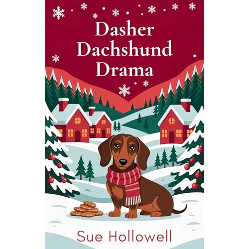 Dasher Dachshund Drama Audiolibro Por Sue Hollowell arte de portada
