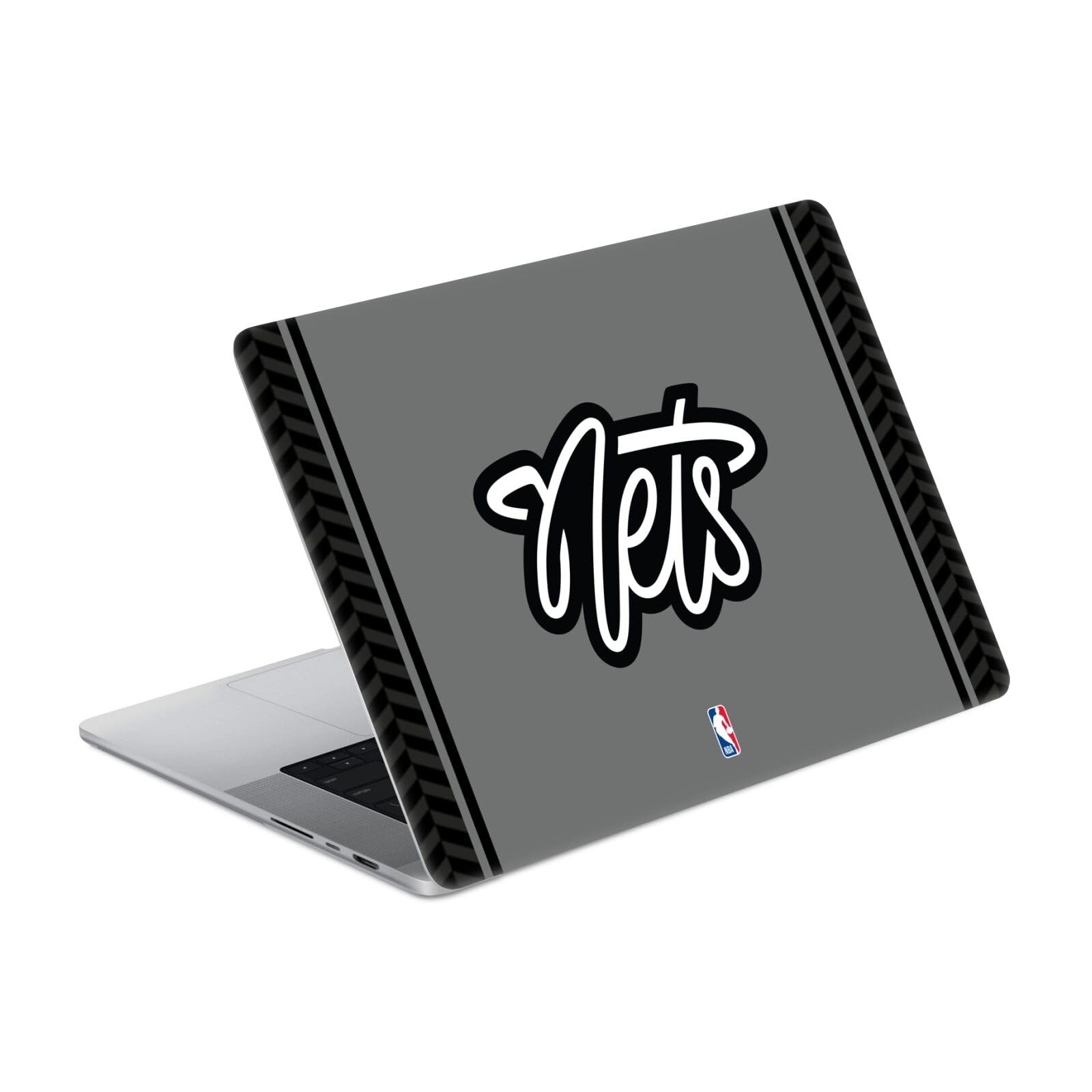 Logo Vinyle Autocollant Brooklyn Nets Design Épuré Gris pour MacBook Pro 16 - 7