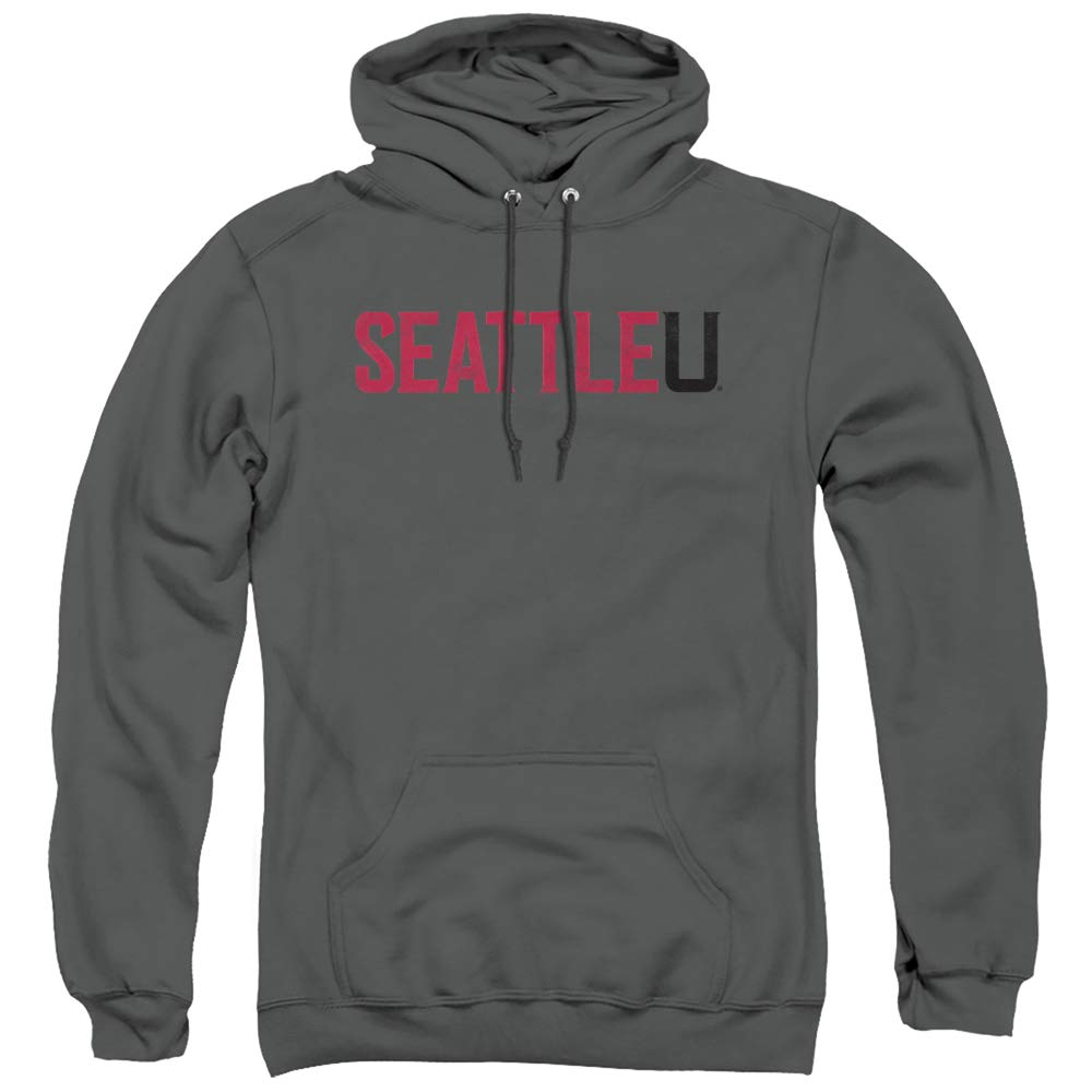 LOGOVISION Official Collegiate Distressed Primary Logo Adult Pullover Hoodie Collection — view 100