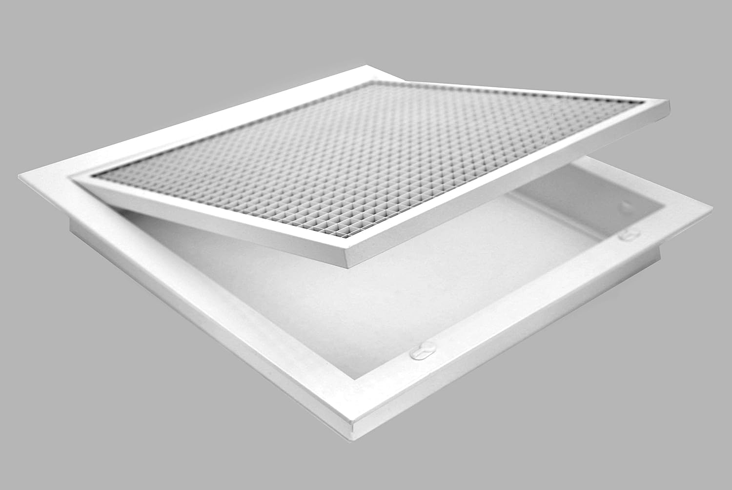 HVAC Premium 20x20 Eggcrate Rückluftgitter – Aus Aluminium, Weiß, Für 1-Zoll-Filter – Außen 21,75 X 21,75 Zoll – Für Bessere Luftzirkulation HVAC Premium 20x20 Eggcrate Rückluftgitter – Aus Aluminium, Weiß, Für 1-Zoll-Filter – Außen 21,75 X 21,75 Zoll – Für Bessere Luftzirkulation