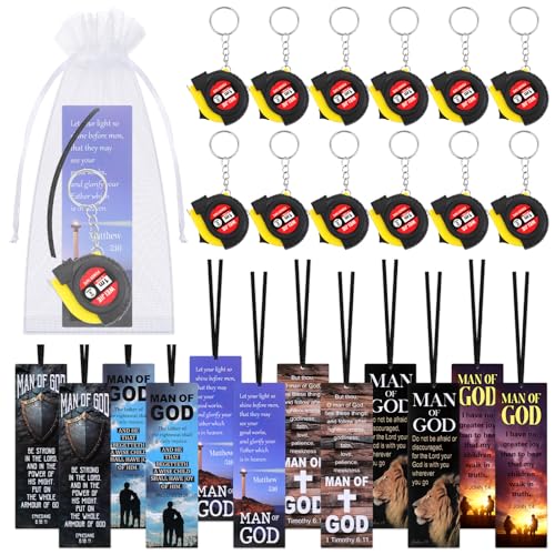 Set de 24 Mini Cintas Métricas Llaveros Religiosas