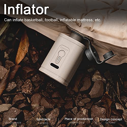 Gonfleur électrique double utilisation LAURAG portable pour matelas extérieur