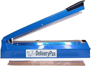 Heat Sealer Machine 16 inch (400mm) for Plastic and Poly Bag Packaging |Unibody Plastic Body, Straight Element, 10X Element Life, Adjustable Timer – Ideal for Home & Light Commercial Use