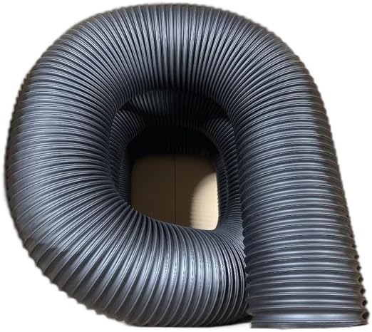 Trac Vac Agrifab DR Replacement Flexible Leaf Vacuum Grass Catcher Bagger T-7 Black Hose 6 Foot of 8 Inch