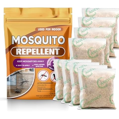 Mosquito Repellent, Natural Mosquito Repellent Indoor, Outdoor Mosquito Repellent for Patio, Mosquito Control for Room, Mosquito Repeller, Powerful Mosquito Repellent for Yard, Mosquito Away-8P Cover