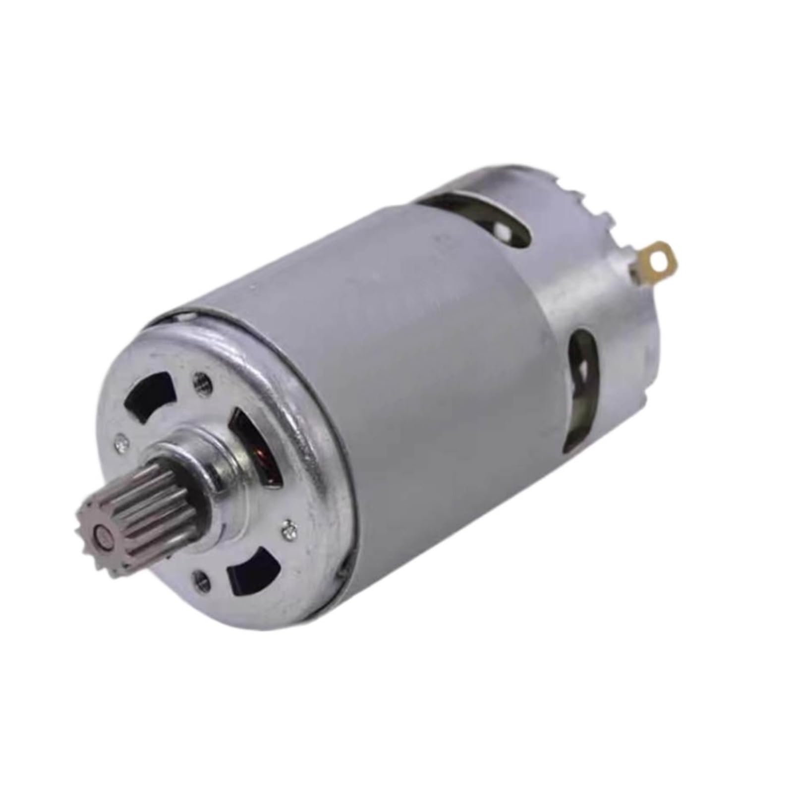 1pc 12V 18V RS550 Motor Brushed Motor 12 Teeth for 4/6 Inch Cordless Mini Logging Saw Chainsaw Power Tool(DC12V 12Teeth)