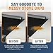 Linda’s Essentials Stainless Steel Stove Gap Covers (2 Pack) Adjustable Length 13.8