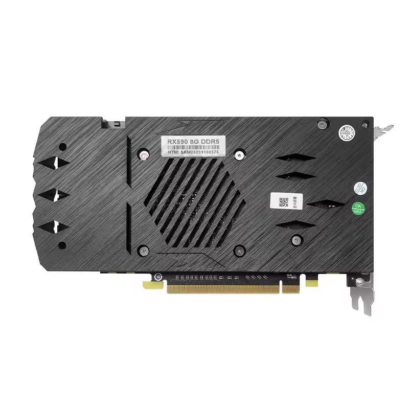 JieShuo AMD RX590 GME 8G Graphics Card Black,8Pin 8Gb Gddr5 Graphics Card with 1X Hdmi 2X Dp for High End Gaming,Rendering and Video Editing(Black) - Image 5