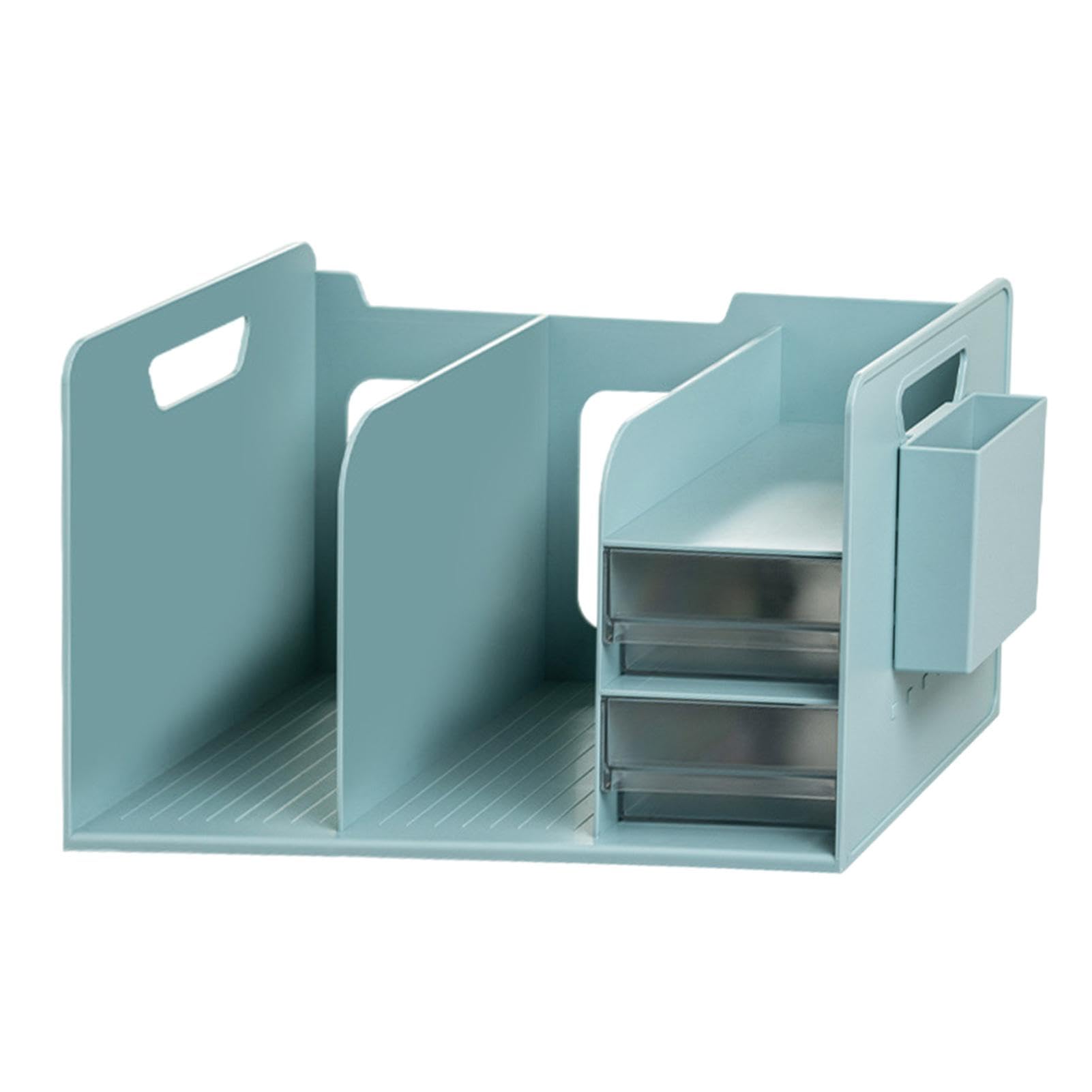 Organizer per libri da scrivania, organizer da tavolo | scaffale multifunzione per casa, ufficio, scuola, camera da , scrivania per trucchi