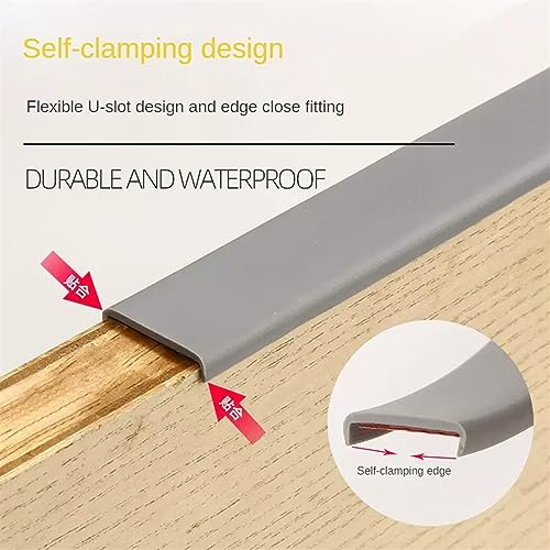 Cinta protectora de bordes autoadhesiva en U, evita golpes en muebles con TPE rojo de 30mm 5