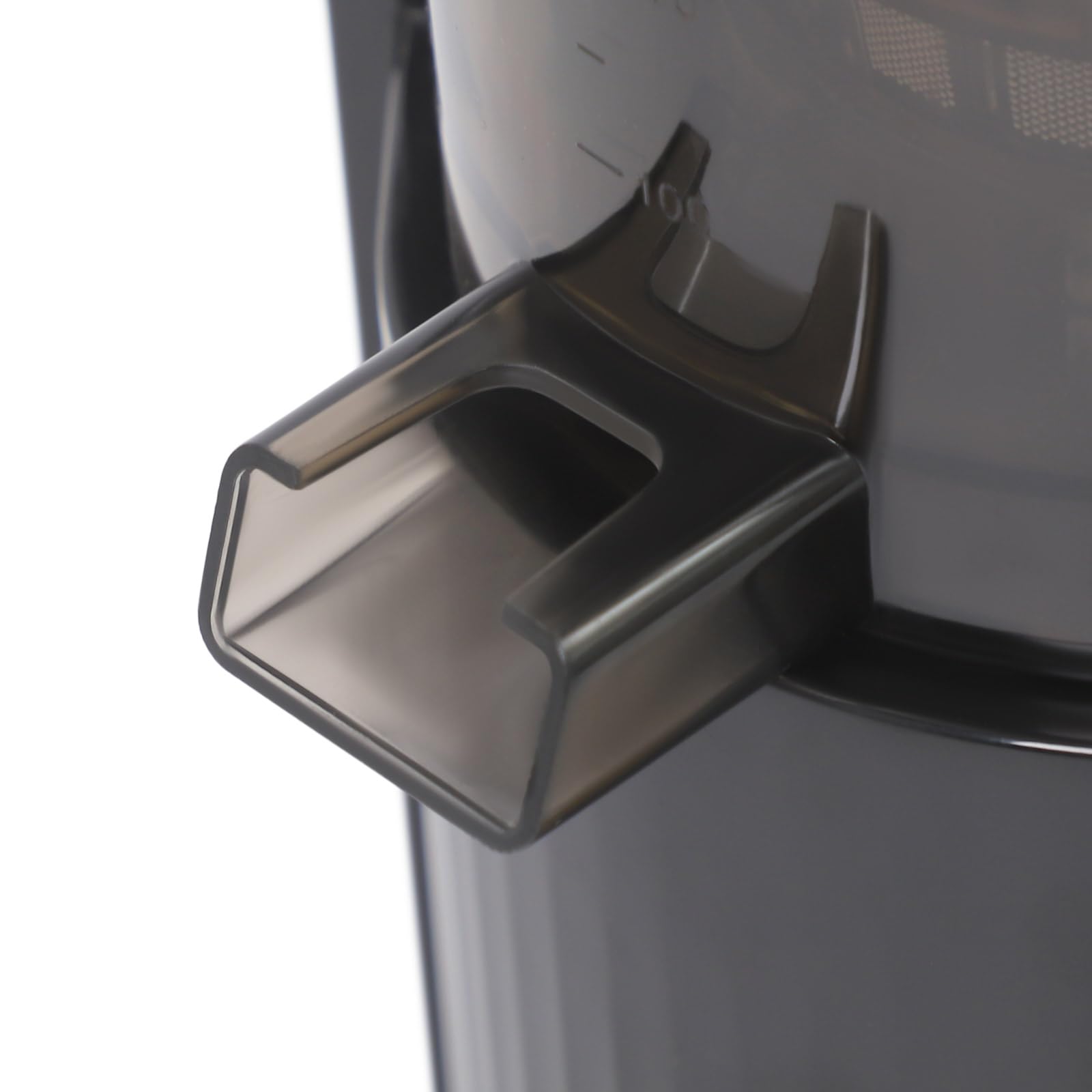 Centrifugeuse à froid en spirale - 800 W - Presse-fruits et légumes - Extracteur de jus lent pour grenades, pommes, oranges, pastèques, raisins (noir)