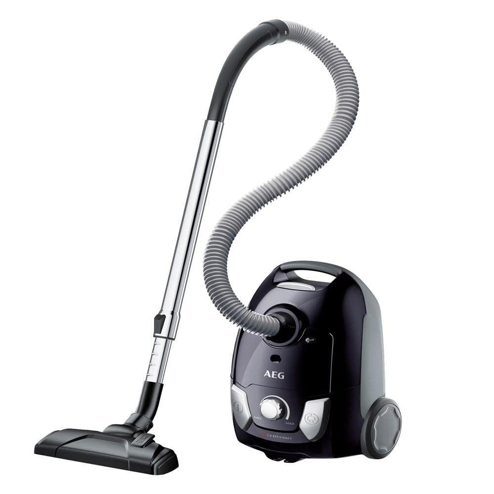 AEG Staubsauger mit Beutel in Schwarz