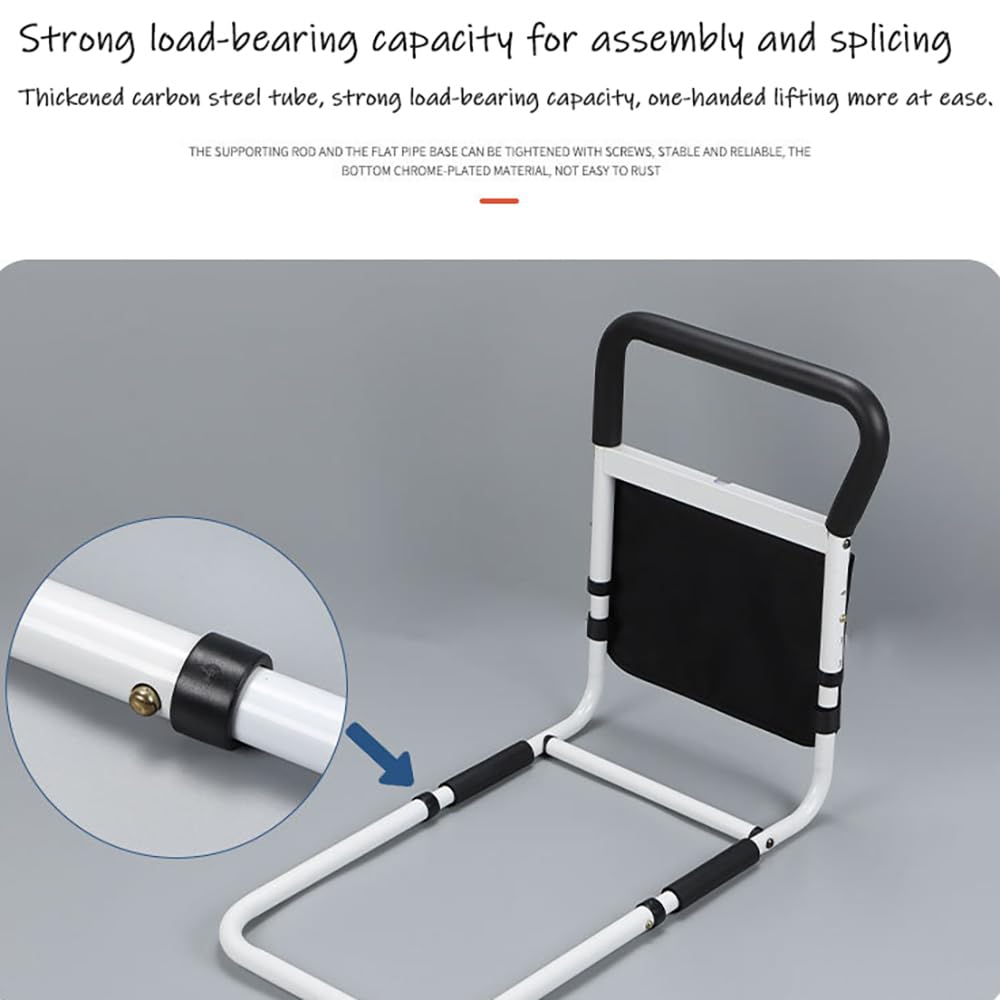 Sponde Letto Anzian,Imaniglia Letto Anziani Per Alzare,Aiuto Per Alzarsi Dal Letto Anziani,Adjustable Bed Assistance Tracks with Bag,Sensore luminoso staccabile,Fall Prevention,for Elderly,Adults