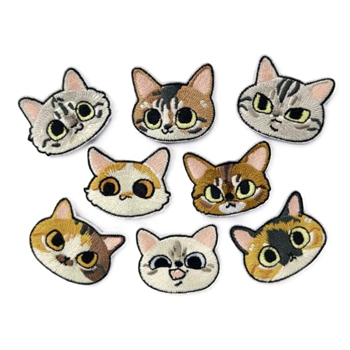 8 imanes decorativos de gato para refrigerador miniatura 1