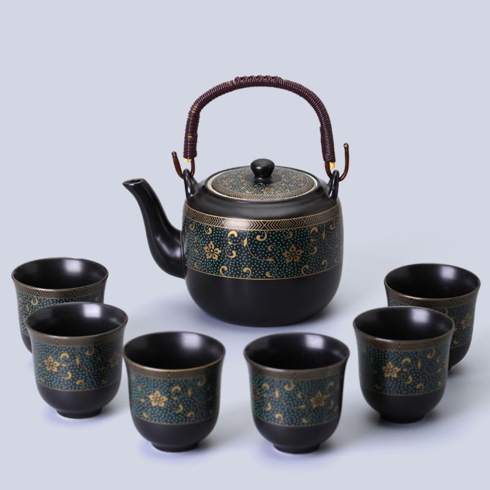 Juegos de té de porcelana asiática, juegos de té Kung Fu portátiles con caja de regalo