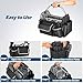 HODRANT Wearable Detailing Caddy, Quick Load Collapsible Car Care Bag with Handle & Shoulder Strap, Detail Carry Organizer with Multi Pockets for Auto Cleaning Supplies & Vehicle Wash Tools, Bag Only