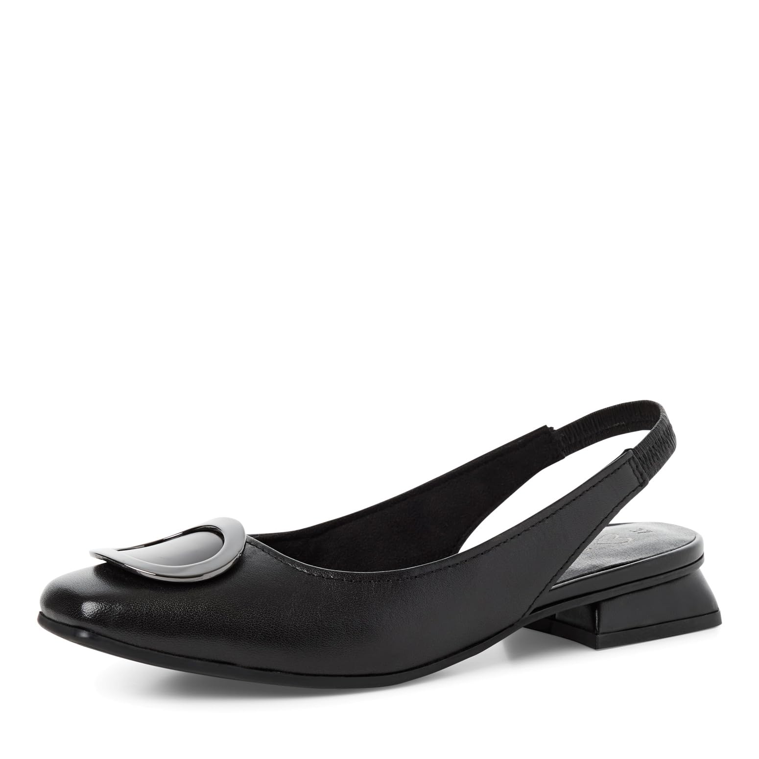 MARCO TOZZI Women's 2-29403-44 Ballet Flats, Black, 37 EU, Black, 5 UK