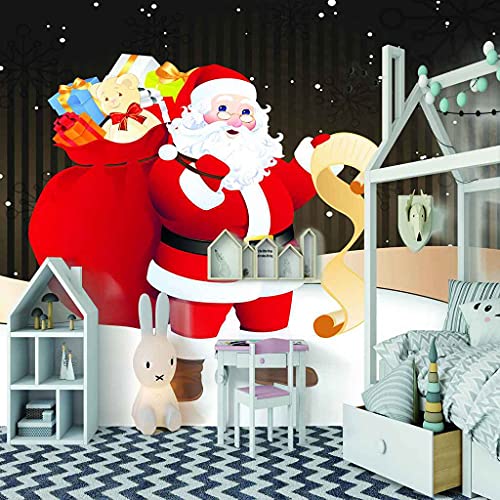 Papier peint auto-adhésif Père Noël pour relooker un salon - 3