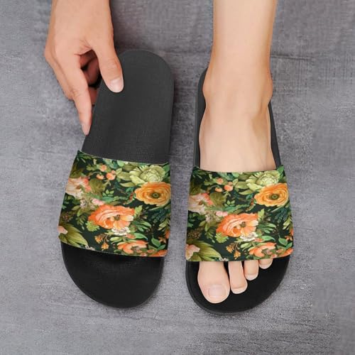 Chaussons à fleurs antidérapants pour un dimanche cocooning à la maison - 5