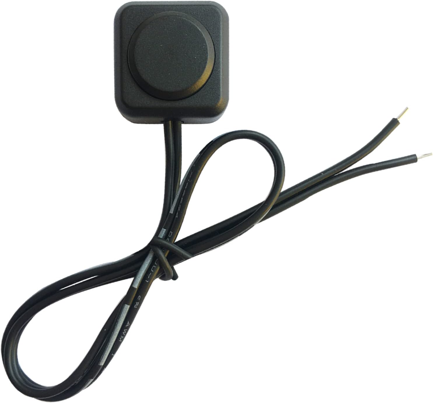 12V 24V Latching Switch, Mini Latching Push Button Switch, On Off Push Button Switch with 11.5’’ Pre-Wired, Surface Mount Easy Installation