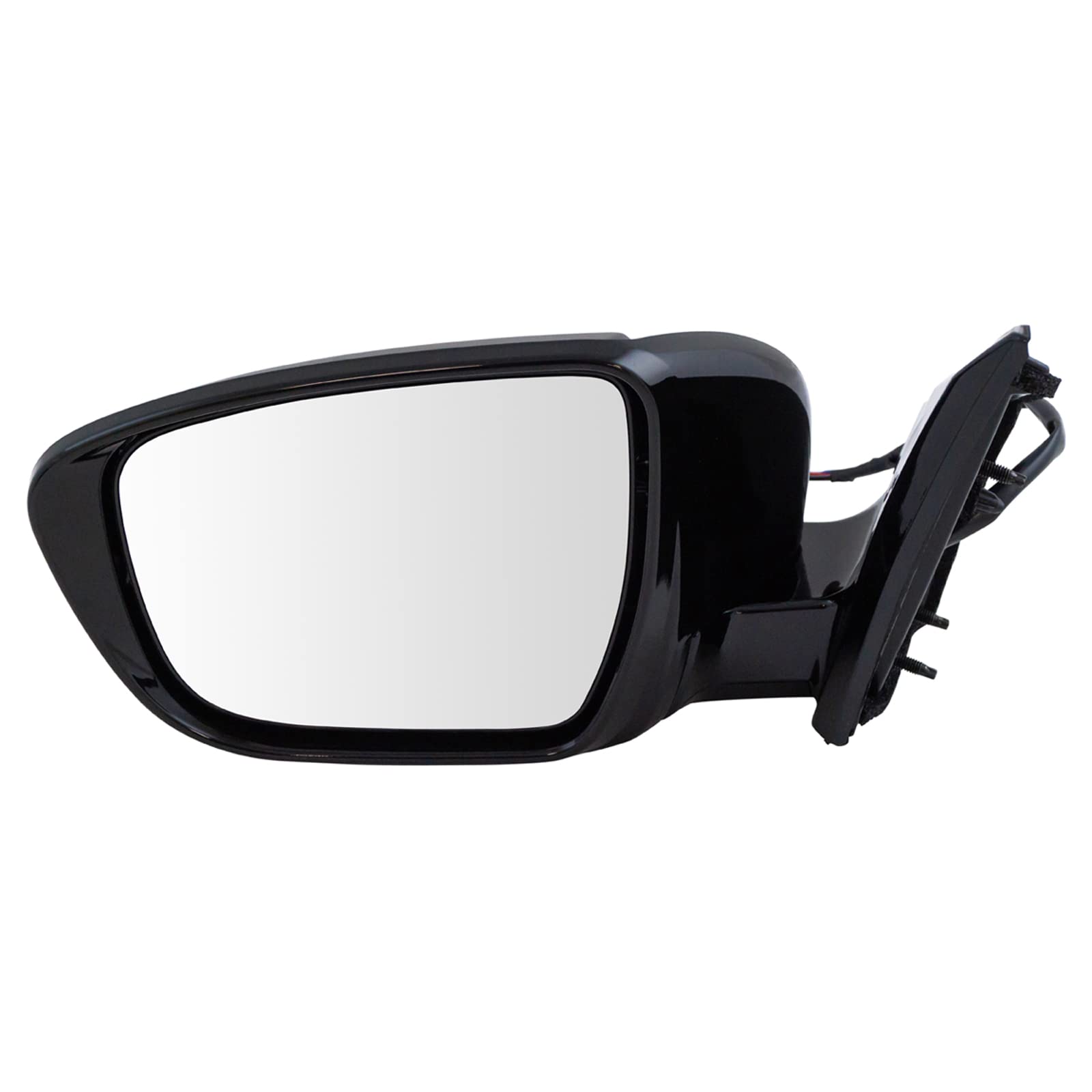 Driver Side Mirror Replacement For Nissan Murano 2015-2016 - Power Adjusted, Turn Signal, Black - View #2