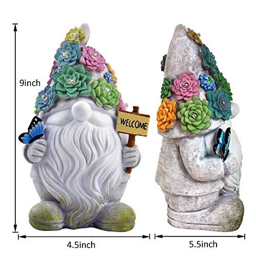 BAYN-Gnome-Garden-Statues-Outdoor-Decor-Solar-Gnome-Figurines-Lights-for-Garden-Decoration-Yard-Art-Gifts-with-10-Warm-White-LEDs