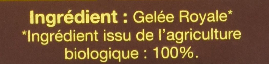Gelée Royale Bio Non Congelée 25 g