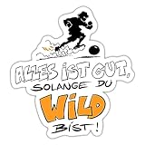 Dekoriere Deine Welt, wie sie Dir gefällt! Mit dem Sticker aus langlebigem Vinyl beklebst Du glatte Oberflächen wie Deinen Laptop, Dein Auto, Möbel und vieles mehr.