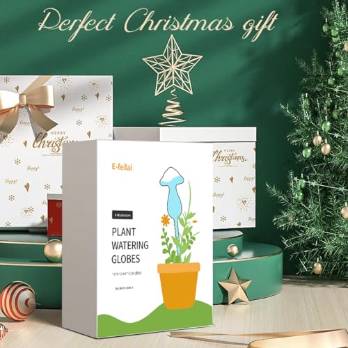 E-feilai Colorful Plant Watering Globes for Gift Mushroom Plant waterer - Image 3