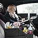 MULISOFT Car Seat Organizer- Backseat Car Organizer with 11 Storages Compartments and 2 Cup Holders, Organizers and Storage, Front Seat for Travel Kids,Black