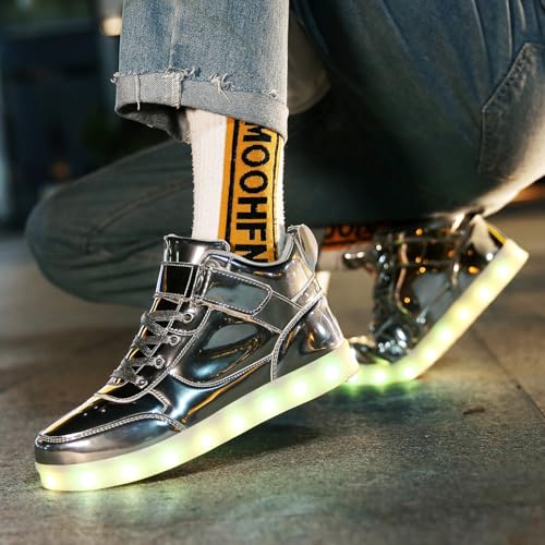 Kids Light up Shoes Led Shoes for Boys Girls USB Charging Flashing Trainers High Top Sneakers3