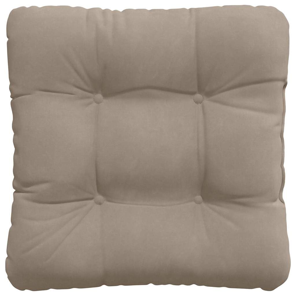Set da 4 Cuscini per Sedia Microfibra 40x40cm Tortora