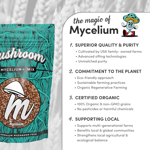 Mycelium Plus Mix de Granos para Cultivo de Hongos 5lbs miniatura 4