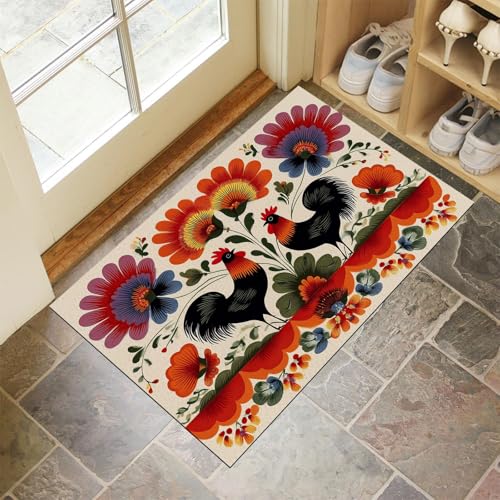 Paillasson absorbant antidérapant pour chiens et entrée propre beige 60x90cm