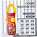 Luxshiny St170 Digital Clamp Multimeter Ac Current Tester High-Precision Voltage Ohm Amp Meter Electrical Repair Tool Yellow Without Battery Suitable for Electricians and Industrial Use