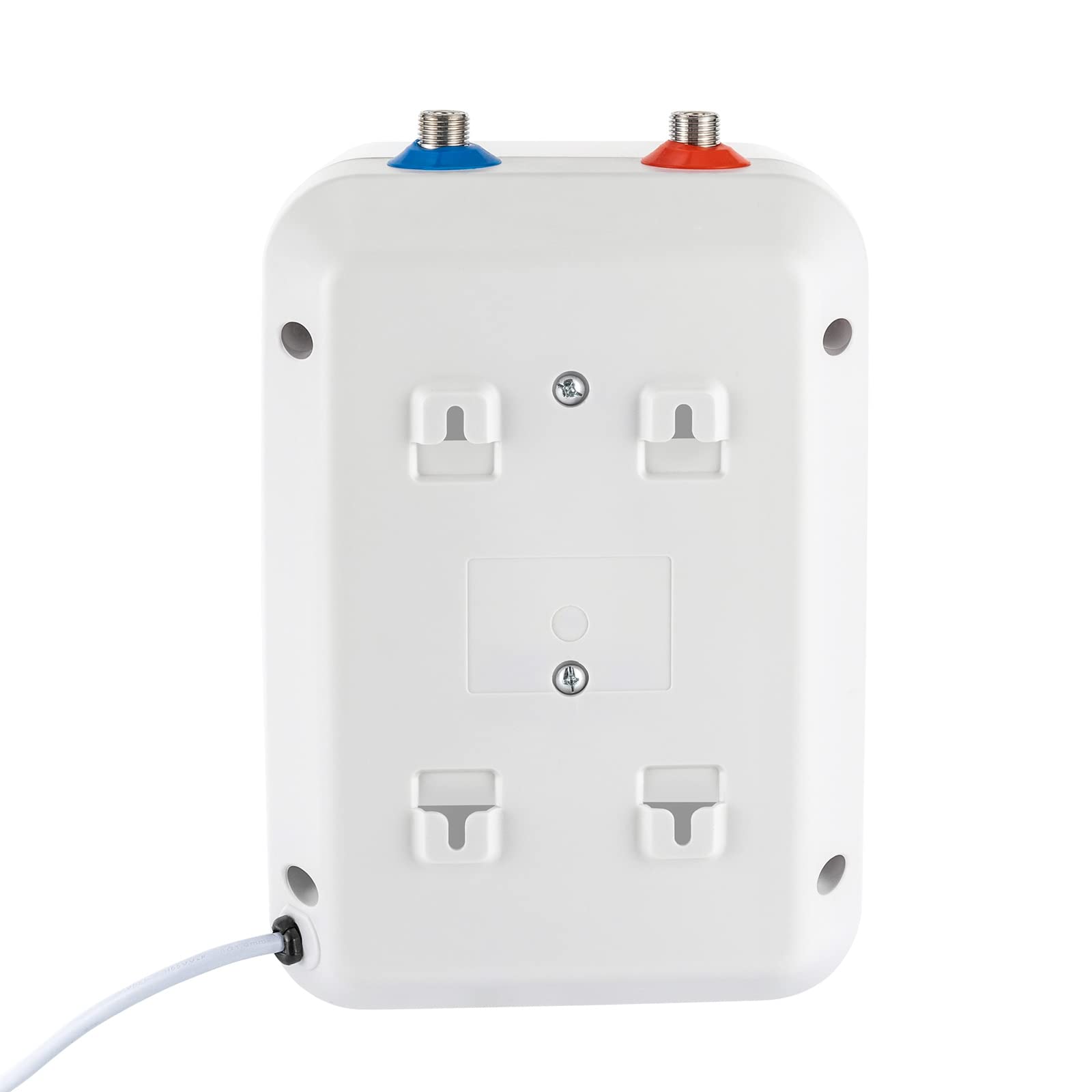 Scaldabagno elettrico compatto, 1500 W, 8 l, piccolo scaldabagno, temperatura regolabile, per lavello da cucina, bagno e lavandino, 23 x 21 x 36 cm