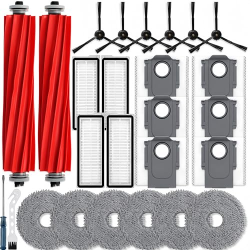 Kit de pièces de rechange pour Roborock Qrevo S Pro Plus avec brosse et filtres