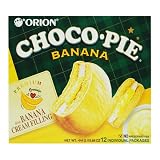 Orion Choco Pie Banana Flavor, 12 Packs