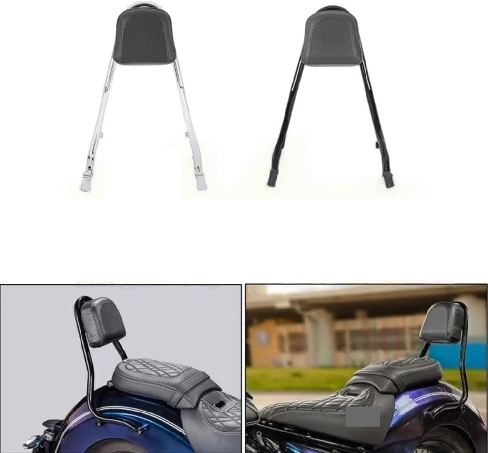 Motorcycle Backrest Pad Kits Motorbike Backrest Cushion Passenger Pad su&itable for R18 20-23 Years Modified Passenger Driver backrest Rear Shelf