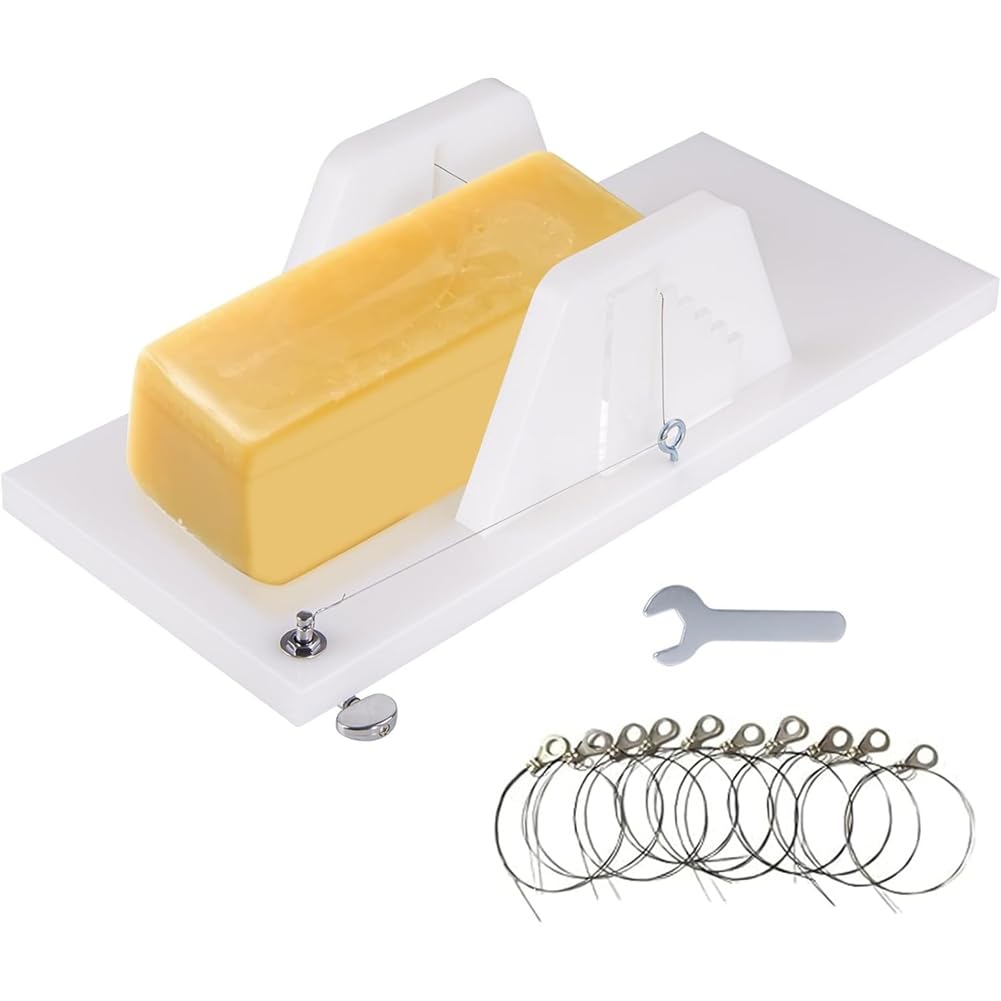 Aboiled As Shown Adjustable For Soap Making Loaf Slicer, Cutter In Acrylic-Handmade Candles Trimming Tool