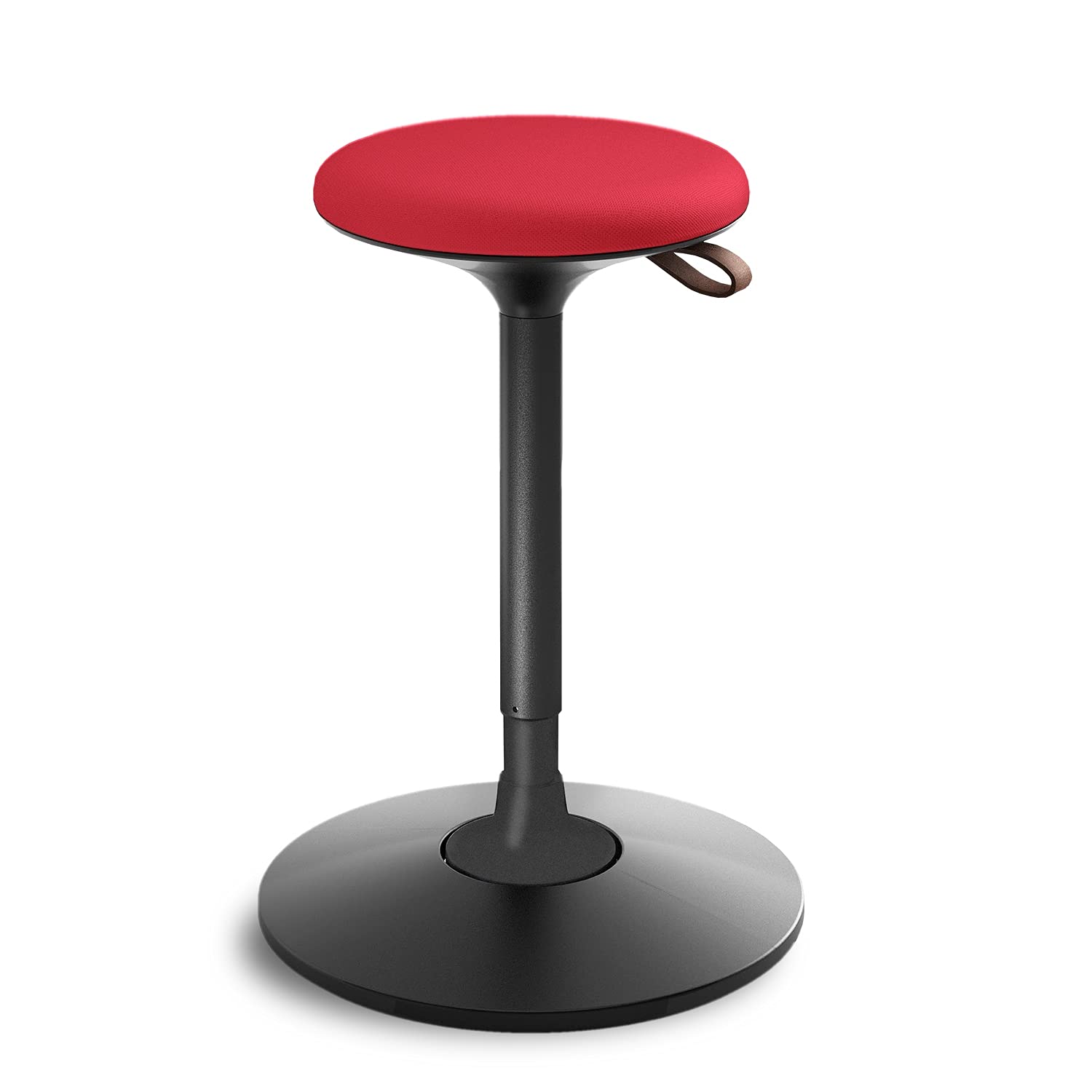 Viasit Cloonch Stehsitz Hocker - elegant in jedem Büro und Zuhause, individuell anpassbar (Rot)