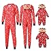 Ensemble pyjama de Noël - Motifs imprimés de Noël - Haut et pantalon long - Vêtement de nuit amusant - Pour papa, mère, garçon et fille, Rouge pour homme., L