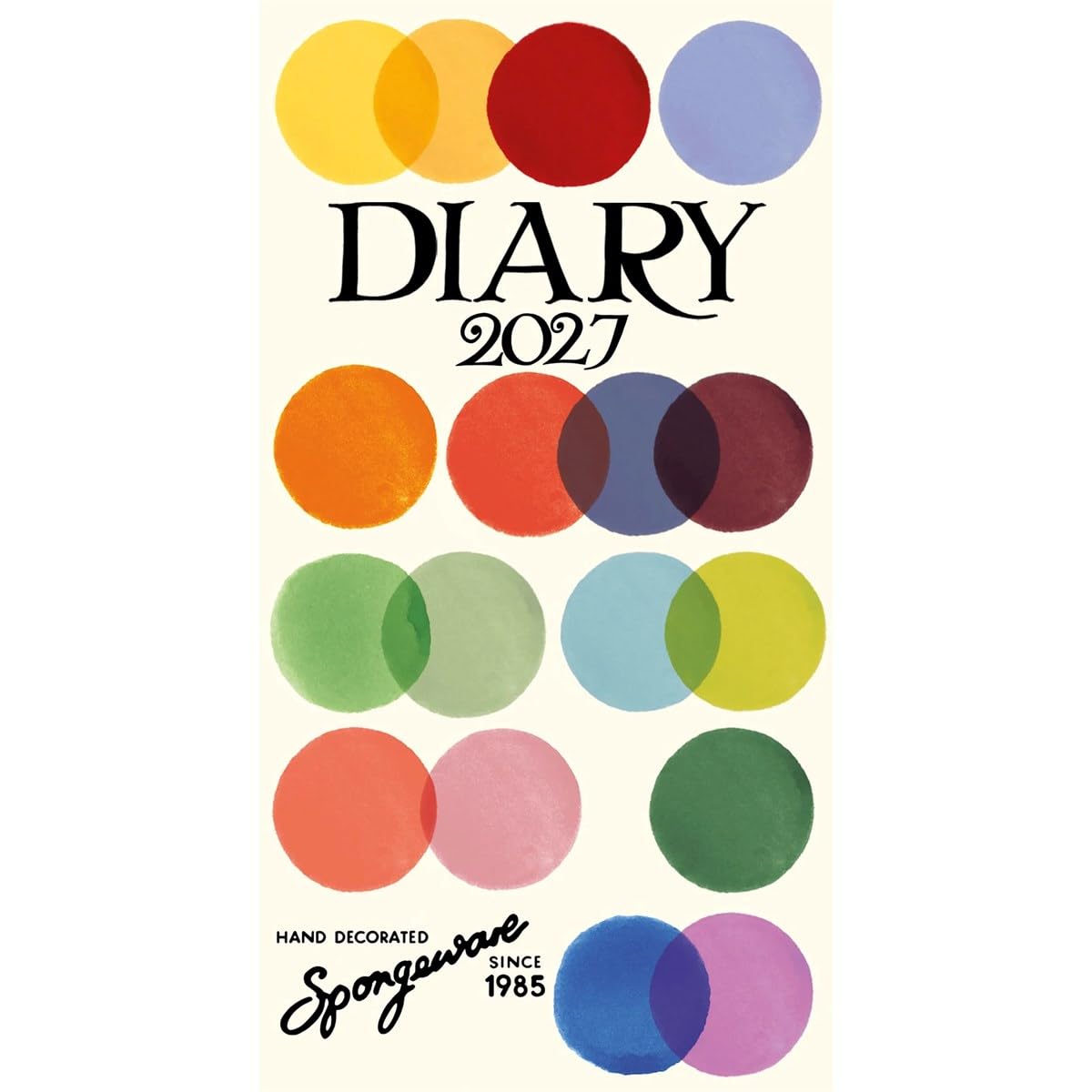 Carousel Worldwide 2027 Emma Bridgewater Colour Palette Diary, Slim Week to View, Deluxe